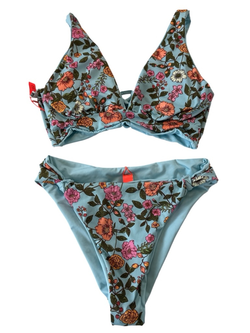Maaji Danzel lace-up floral reversible bikini - Picture 5 of 12